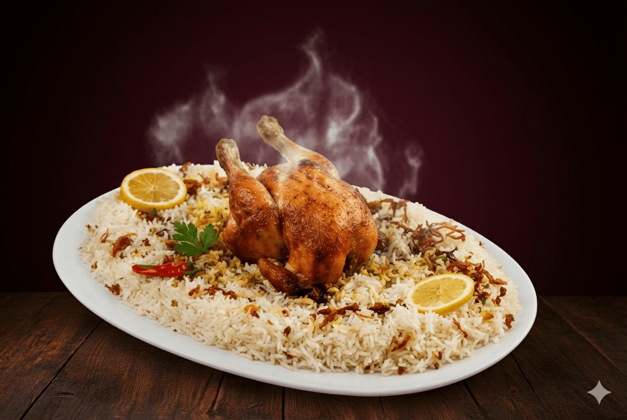 حبة دجاج مندي